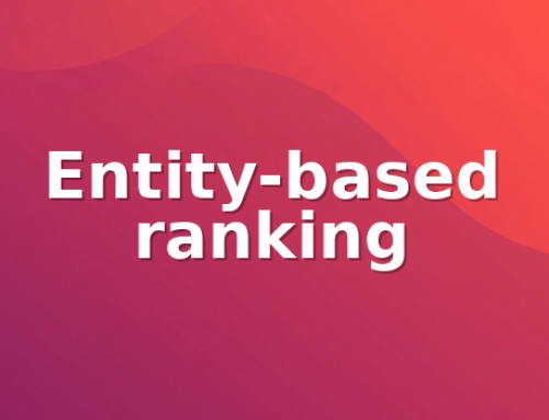 Entity-based ranking