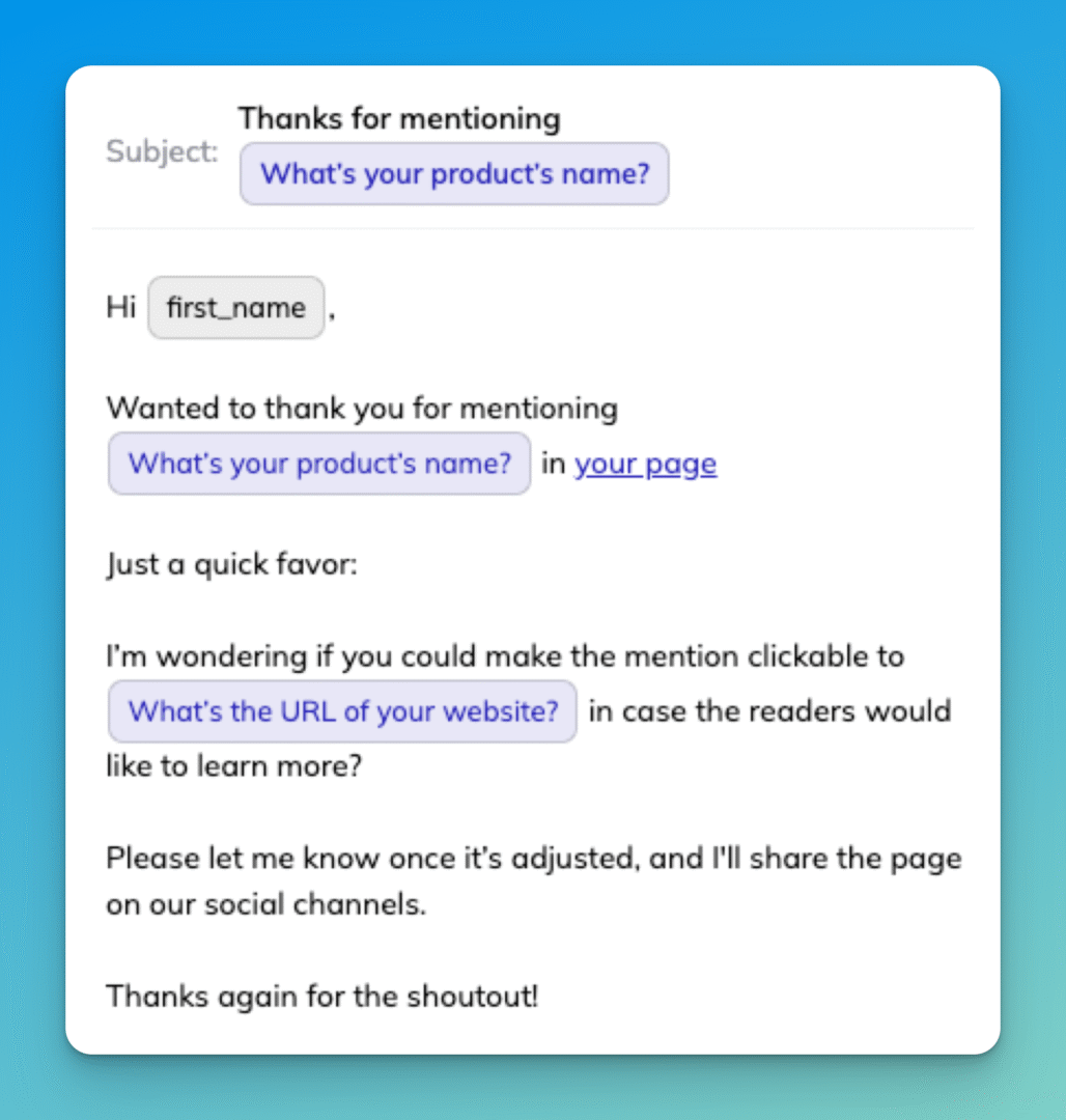 Google Sheets showcasing SEO link benefits